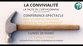 Voyage au Pays des Prérequis  La convivialité conférencespectacle [upl. by Kacerek]