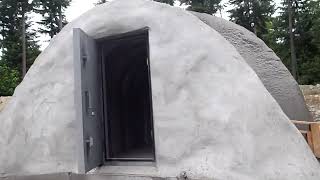 Concrete Quonset Hut Underground Building [upl. by Drain]