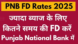 PNB FD Interest Rates November 2024  Punjab National Bank Fixed Deposit Interest Rates 2024 [upl. by Justino]