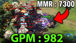 The Highest GPM Techies in the World How Top 1 Techies Farming 7300MMR [upl. by Ailene138]