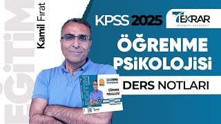 Eğitim Bilimleri  Öğrenme Psikolojisi Dersi Tanıtım  Kamil Fırat [upl. by Jesse]