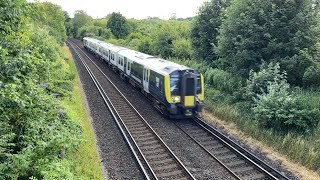 Class 450 Desiro  450107  South Western Railway [upl. by Eceinej]