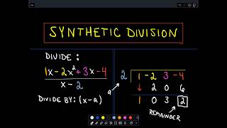 ❖ Synthetic Division  A Shortcut for Long Division ❖ [upl. by Inajar407]