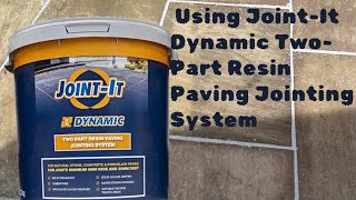 Resin paving Jointing system pointing a patio with ease [upl. by Dowlen467]