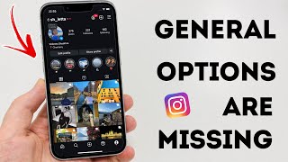 How To Fix If Primary amp General Options Are Missing On Instagram  Full Guide [upl. by Laehplar]