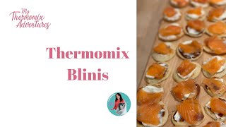 Blini recipe Thermomix  canapé [upl. by Theresita]