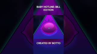 BILLY HOTLINE  gravityfalls art animation billcipher babyhotline jackstauber bookofbill [upl. by Kusin]