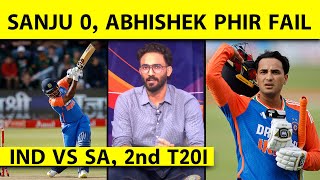 🔴INDvsSA 2nd T20I SANJU NAHI LAGA PAYE 100 KI HATTRICK ABHISHEK BHI SASTE ME OUT SA OPT TO BOWL [upl. by Ardeth]