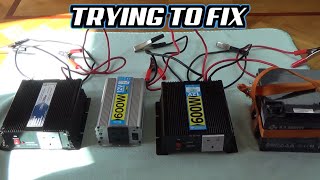 Trying to FIX 3x Power Inverters  12V to 230V [upl. by Idzik217]