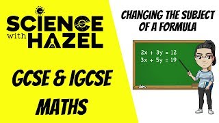 How To Rearrange Equations  GCSE amp IGCSE Maths  AQA Edexcel CIE OCR [upl. by Elijah742]