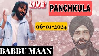 BABBU MAAN LIVE PANCHKULA  BABBU MAAN LIVE 2024 [upl. by Atcele]