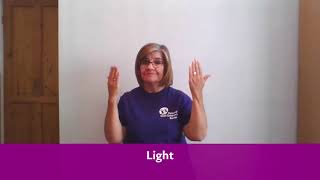 Lesson 3  British Sign Language for colours Wales [upl. by Redle]