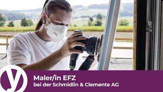 Lehre als Malerin EFZ bei der Schmidlin amp Clemente AG [upl. by Pauli]