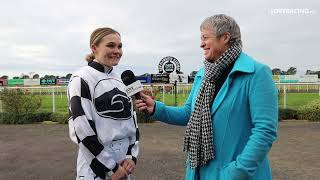 Kim Clapperton Chats With Apprentice Jockey Denby Rose Tait [upl. by Pettiford452]