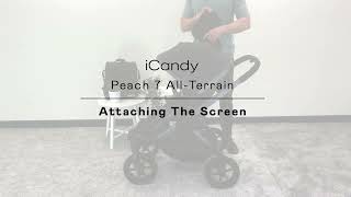 How to attach The Screen onto your iCandy Peach 7 AllTerrain [upl. by Sitnik]