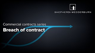 Commercial Contracts Series Breach of Contract [upl. by Navac355]