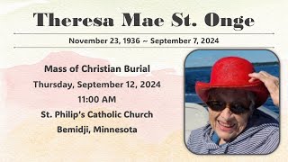 Theresa Mae St Onge Funeral [upl. by Battat]