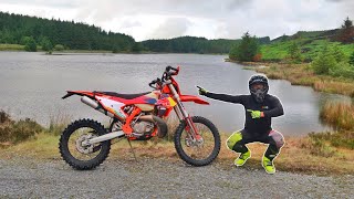 First Ride  My New KTM 250 2Stroke [upl. by Turtle]