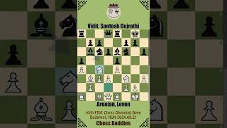 45th FIDE Chess Olympiad Open 2024 🔴 Aronian Levon vs Vidit Santosh Gujrathi  Budapest HUN 2024 [upl. by Heyer]