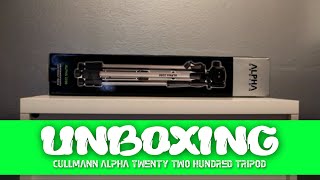 Cullmann Alpha 2200 tripod unboxing [upl. by Siletotsira28]