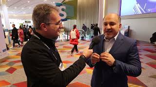 CES 2024 Reza Gharaee from X2F explains innovations in processing thermoplastics  Covestro [upl. by Aratak181]