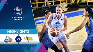 Perfumerias Avenida Salamanca  ZVVZ USK Praha  Highlights  EuroLeague Women 202122 [upl. by Repsaj]