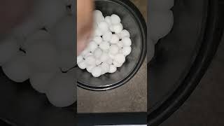 Glittery And Crunchy Mothballs amp Mothballs Powder Playing ⚪🤍 satisfying asmr mothballs [upl. by Eellah]