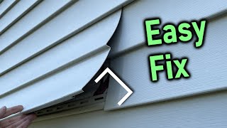 How To Fix Loose Vinyl Siding [upl. by Raimes52]