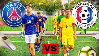 NOTRE PREMIER MATCH VS LE PSG  EP2 FC FAMILYA [upl. by Furey]