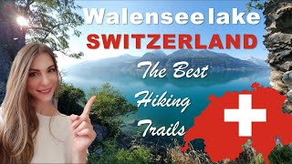 Amden Weesen Switzerland  Walensee lake  Swiss hiking  4K  Weesen  Quinten [upl. by Yssirhc]