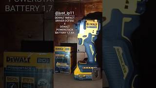 DEWALT Impact Driver DCF850 X Powerstack Battery 20V 17AH dewalt dcf850 powerstack shorts [upl. by Analiese466]