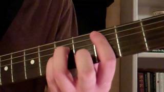 How To Play the C5 Power Chord On Guitar lesson and demo [upl. by Ennayelhsa965]