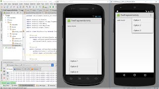 Display OptionsMenu in FragmentActivity [upl. by Kial]