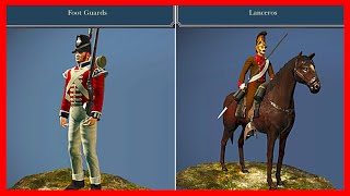 Spain Lanceros corps vs British Empire Foot Guards in Lakeside  Total War Napoleon  Total war [upl. by Aisyat]