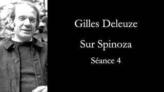 Deleuze Sur Spinoza séance 4 [upl. by Annayehc]