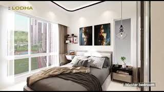 Lodha Amara 2 BHK with Deck walkthrough 2bhk Thane kolshet deck [upl. by Holms]