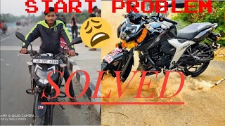 APACHE RTR 160 4V START PROBLEM SOLUTION  RTR160 4V BS6 SELF START PROBLEM  RTR160 4V BS6 PROBLEM [upl. by Clower260]