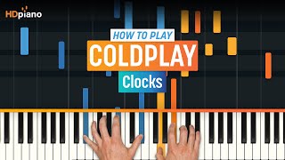 How to Play quotClocksquot by Coldplay Older Lesson  HDpiano Part 1 Piano Tutorial [upl. by Retrop703]