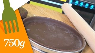 Recette de la Pâte à tarte au chocolat  750g [upl. by Nosmirc]