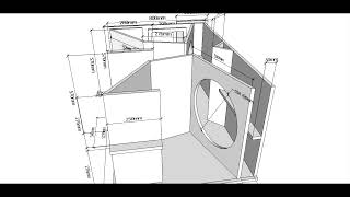 PROJETO DE SUB COM DOIS ALTO FALANTES DE 18 POLEGADAS [upl. by Gassman]