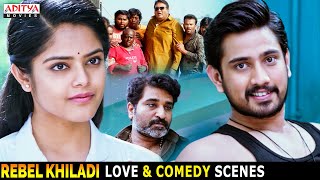 Rebel Khiladi Movie Love amp Comedy Scenes  South Movie  Raj Tarun Riddhi Kumar  Aditya Movies [upl. by Anairad]