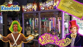 NEW Willy Wonka Coin Pusher  Knoebels Arcade [upl. by Rambow676]