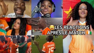 ⚽️🥳🇨🇮LES REACTIONS APRÈS LA QUALIFICATION DES IVOIRIENS EN FINALECAN 2024 [upl. by Coop102]