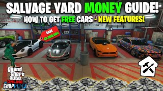 GTA Online SALVAGE YARD Money Guide 2024  GET CARS 99 OFF  Business Guide To Make MILLIONS [upl. by Mathe124]