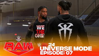 WWE 2K24  Universe Mode  quotA MAN WITHOUT A SHIELDquot  07 [upl. by Acirem309]