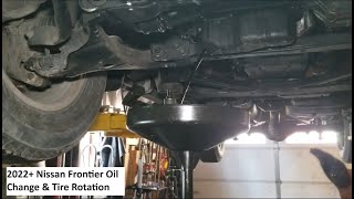 2022 Nissan Frontier Oil Change Tire Rotation [upl. by Queena]