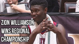 Zion Williamson Wins Regional Championship Drops 37 Points And 9 Rebounds Full Highlights [upl. by Nazler412]