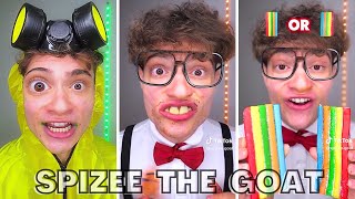 SPIZEE THE GOAT TIK TOK COMPILATION  Spicy Food Challenge by Tal Kleinerman  TOP 2024 Spicy Food [upl. by Amaleta275]