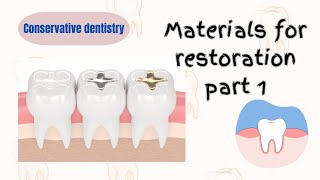 Materials for restoration of a cavity Part 1Primary teethconservative dentistrydentalfinal year [upl. by Zink]