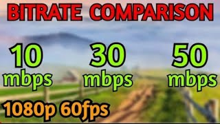 Bitrate Comparison between 10mbps vs 30mbps vs 50mbps  GTA 5 [upl. by Ocimad]